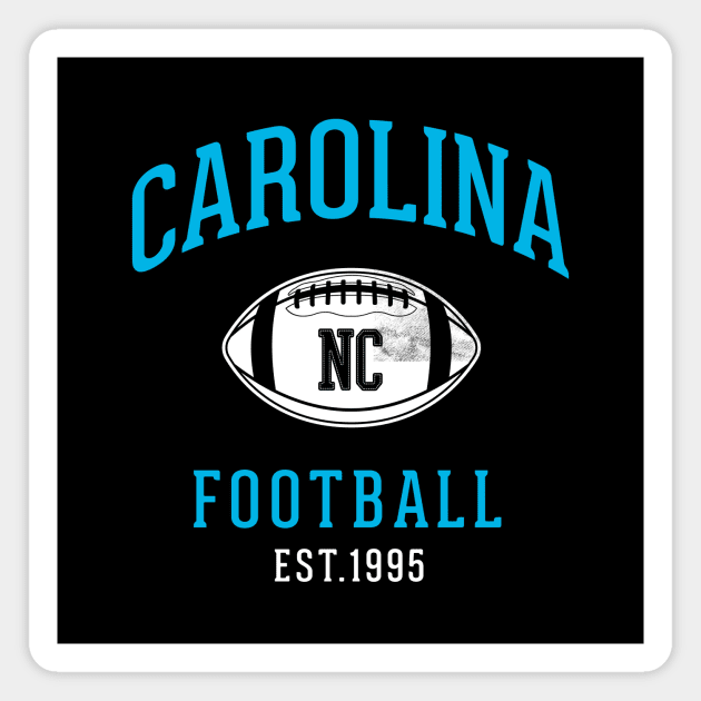 Vintage Carolina Panthers Tailgate Party gift Magnet by BooTeeQue